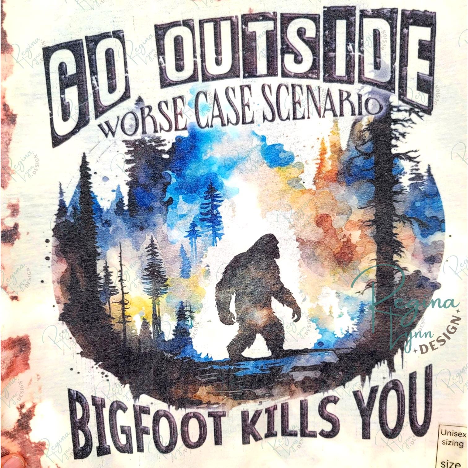 Go Outside Bigfoot T-shirt