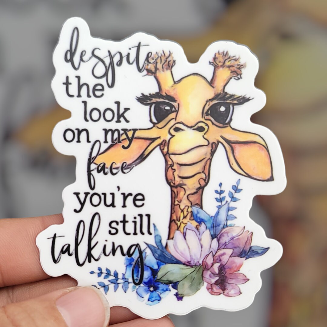 Sarcastic Giraffe Sticker