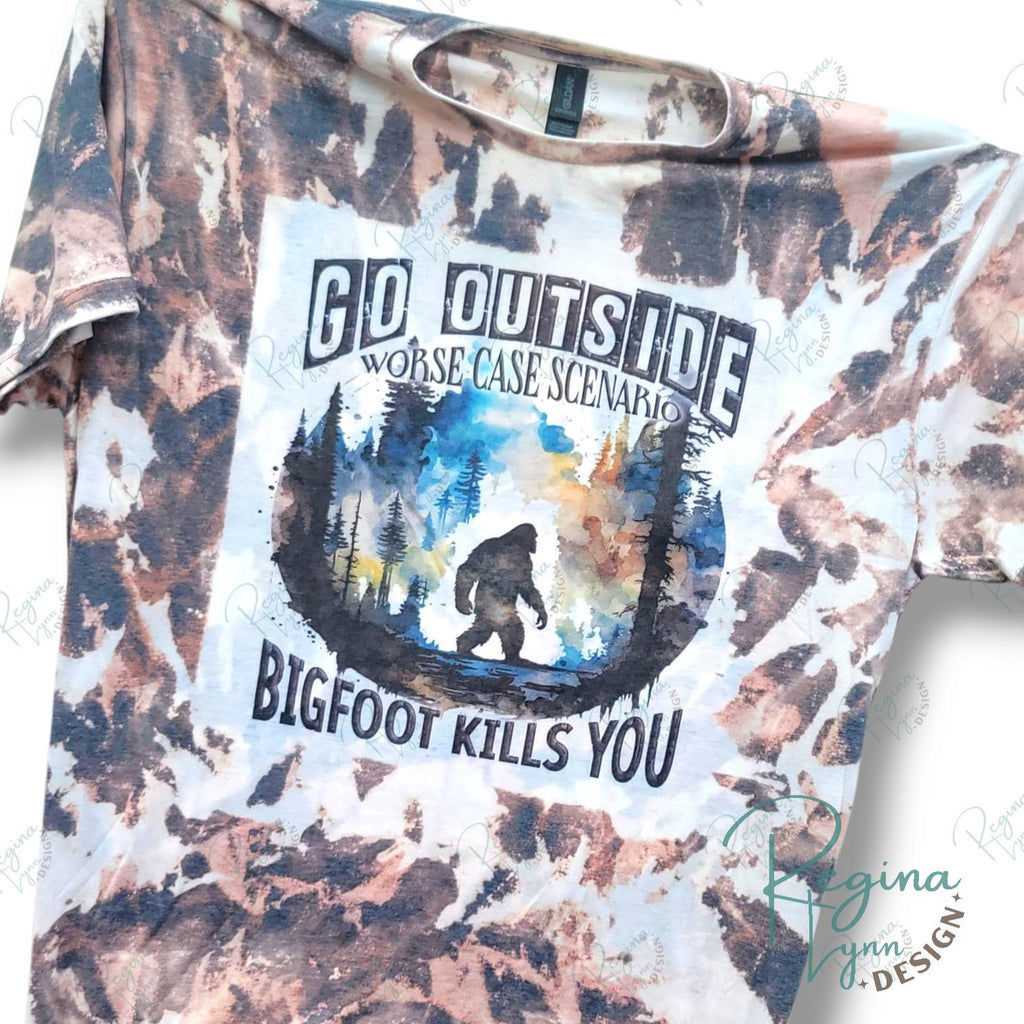 Go Outside Bigfoot T-shirt
