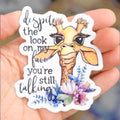 Sarcastic Giraffe Sticker